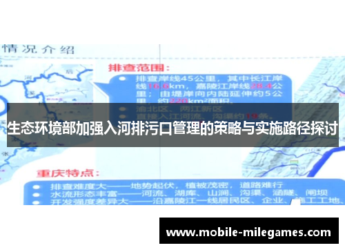 生态环境部加强入河排污口管理的策略与实施路径探讨