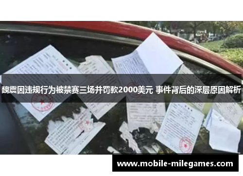 魏震因违规行为被禁赛三场并罚款2000美元 事件背后的深层原因解析